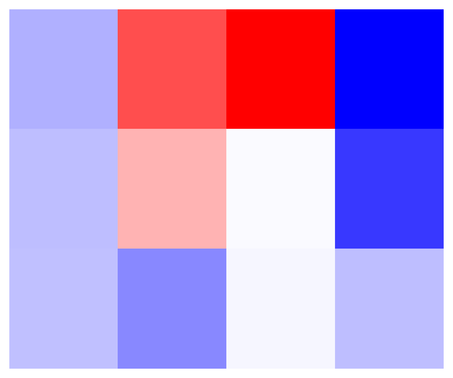 Reduced 4 by 3 photovoltage map