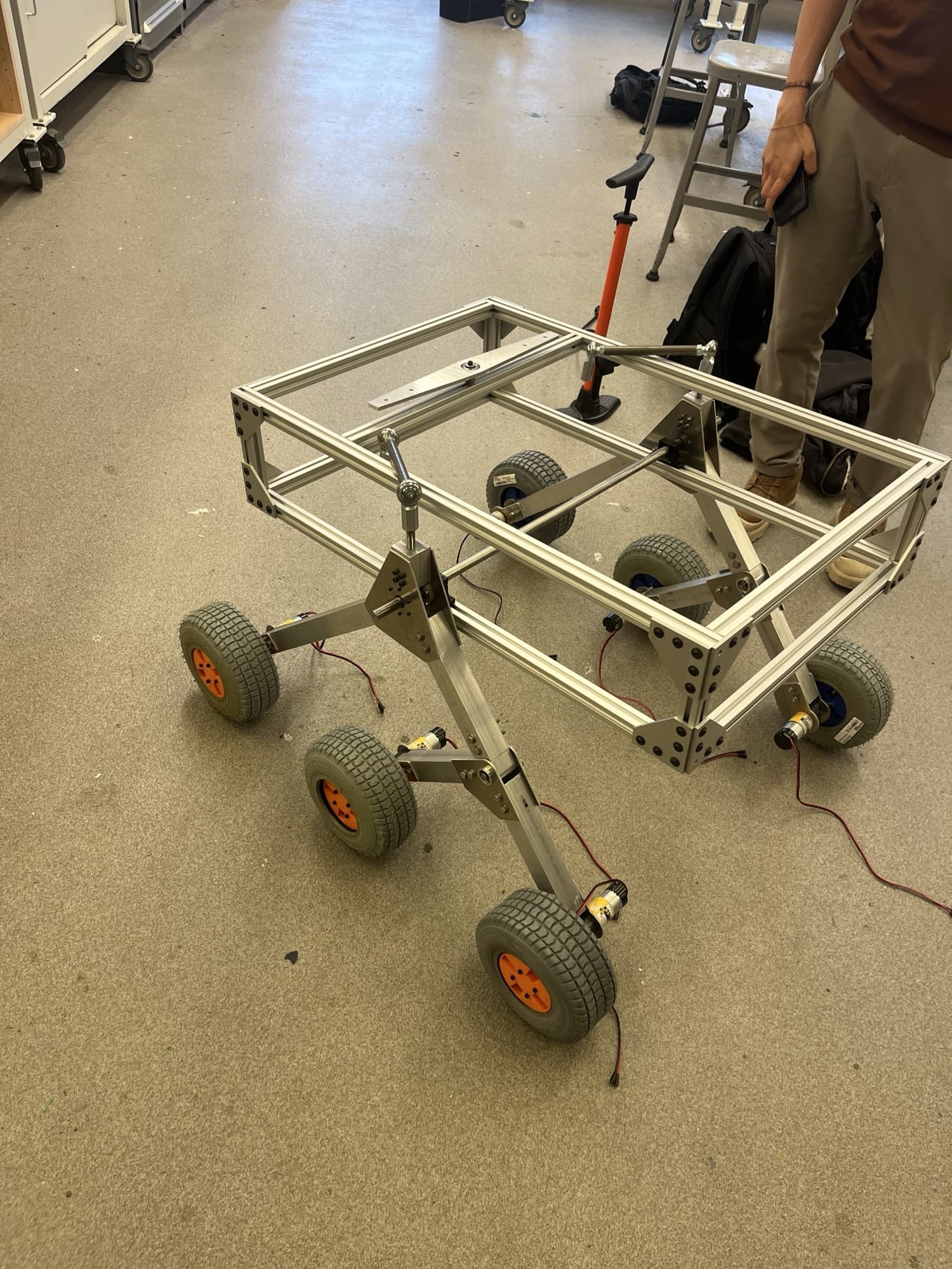 Field testing on rough terrain